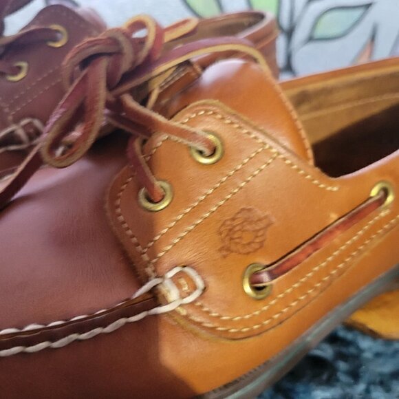 Dexter Vintage Men's Leather Boat Shoes Size 8M - Picture 5 of 11